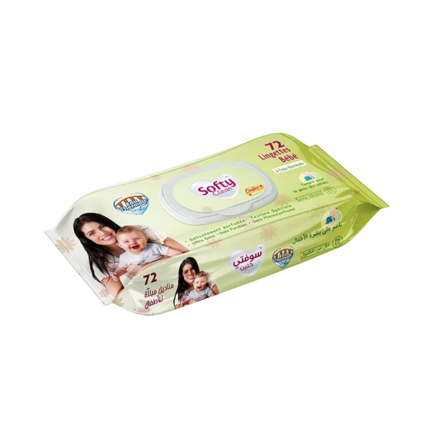 LINGETTES EAU THERMALE BÉBÉ 72PCS