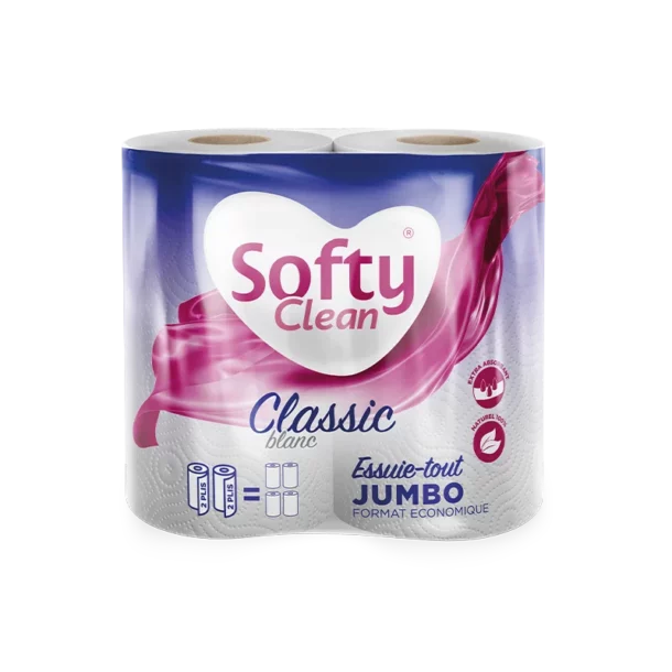 PAPIER ESSUIE-TOUT CLASSIC JUMBO 2PCS